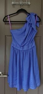 The Limited Periwinkle One Shoulder Dress